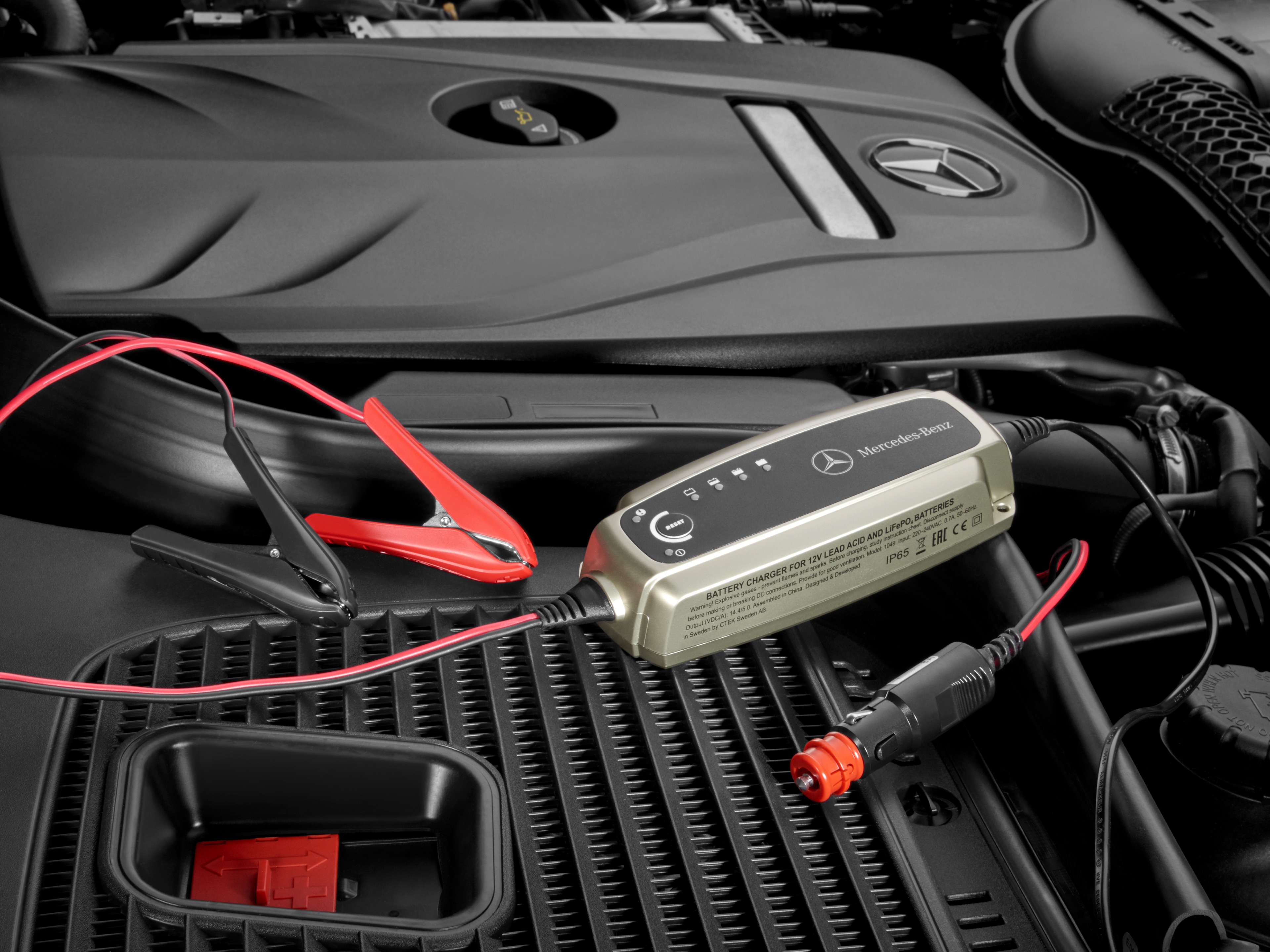 Ladegerät mit Ladeerhaltungsfunktion, 5 A, für Bleisäure- und Lithiumbatterien, ECE - LL/RL