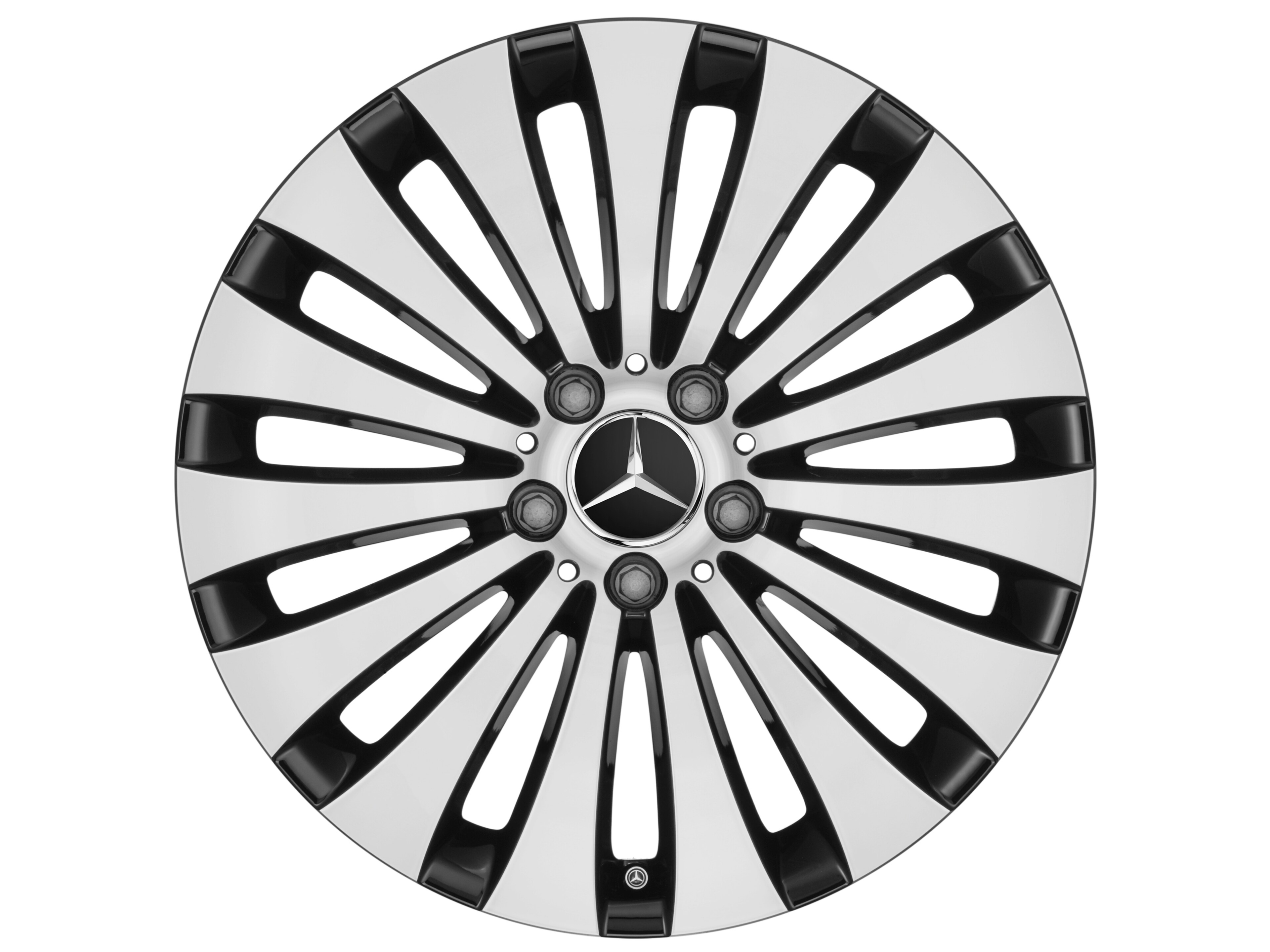 Llanta multirradio, 45,7 cm (18 pulgadas) - 8 J x 18 ET 43, negro, pulido a alto brillo