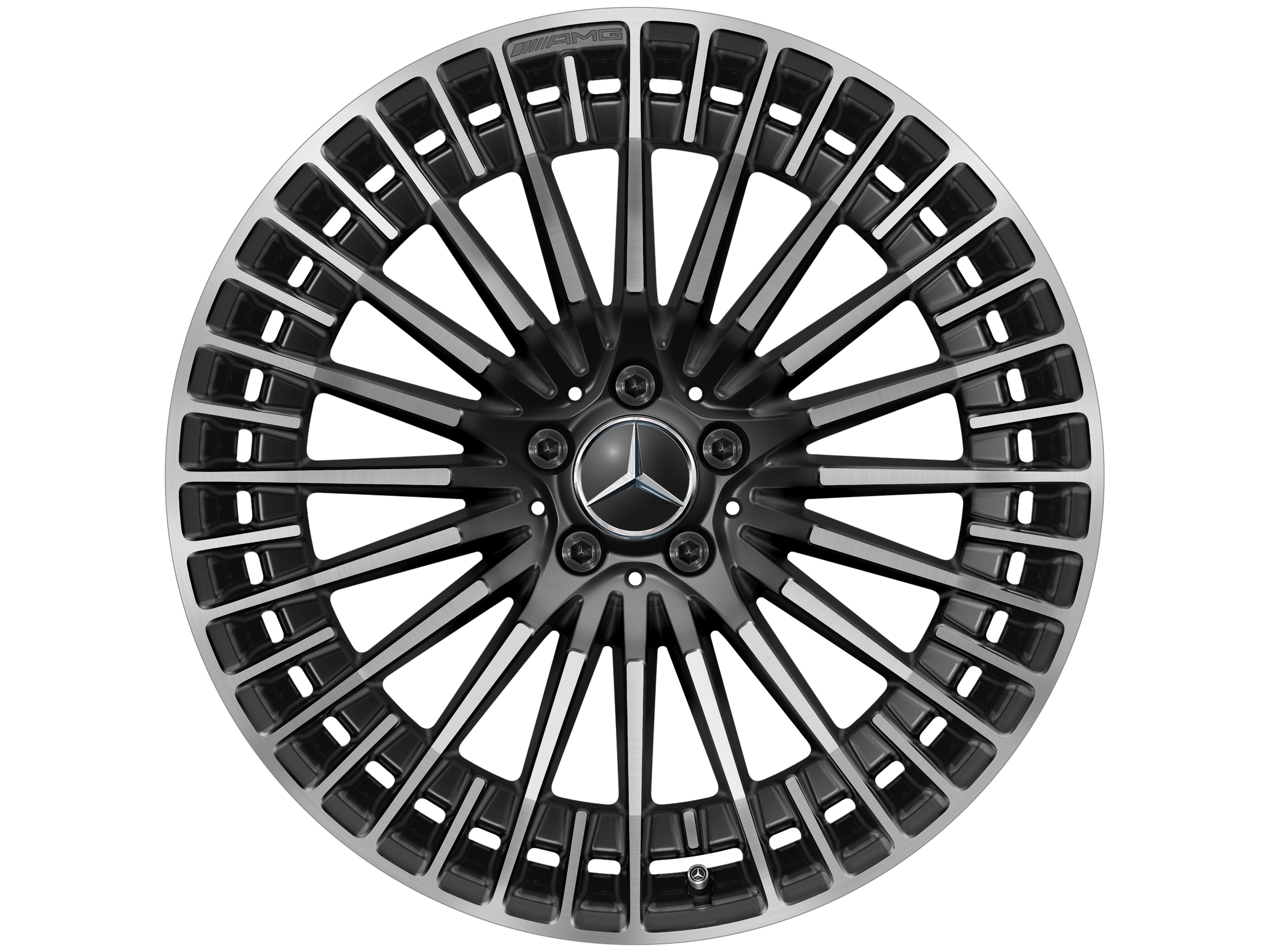 Llanta multirradio AMG, 53,3 cm (21 pulgadas) - 9 J x 21 ET 31, negro, pulido a alto brillo