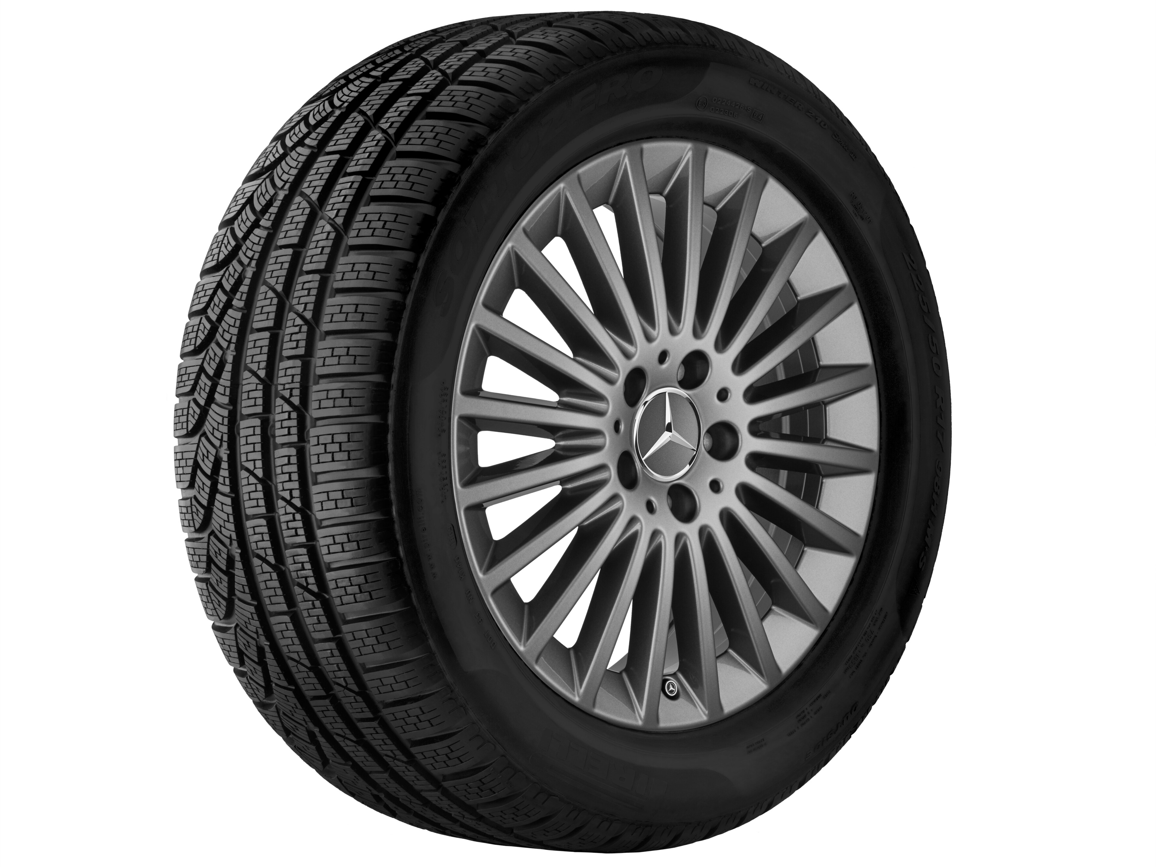 Llanta multirradio, 43,2 cm (17 pulgadas) - 8 J x 17 ET 54, gris Himalaya, pintado