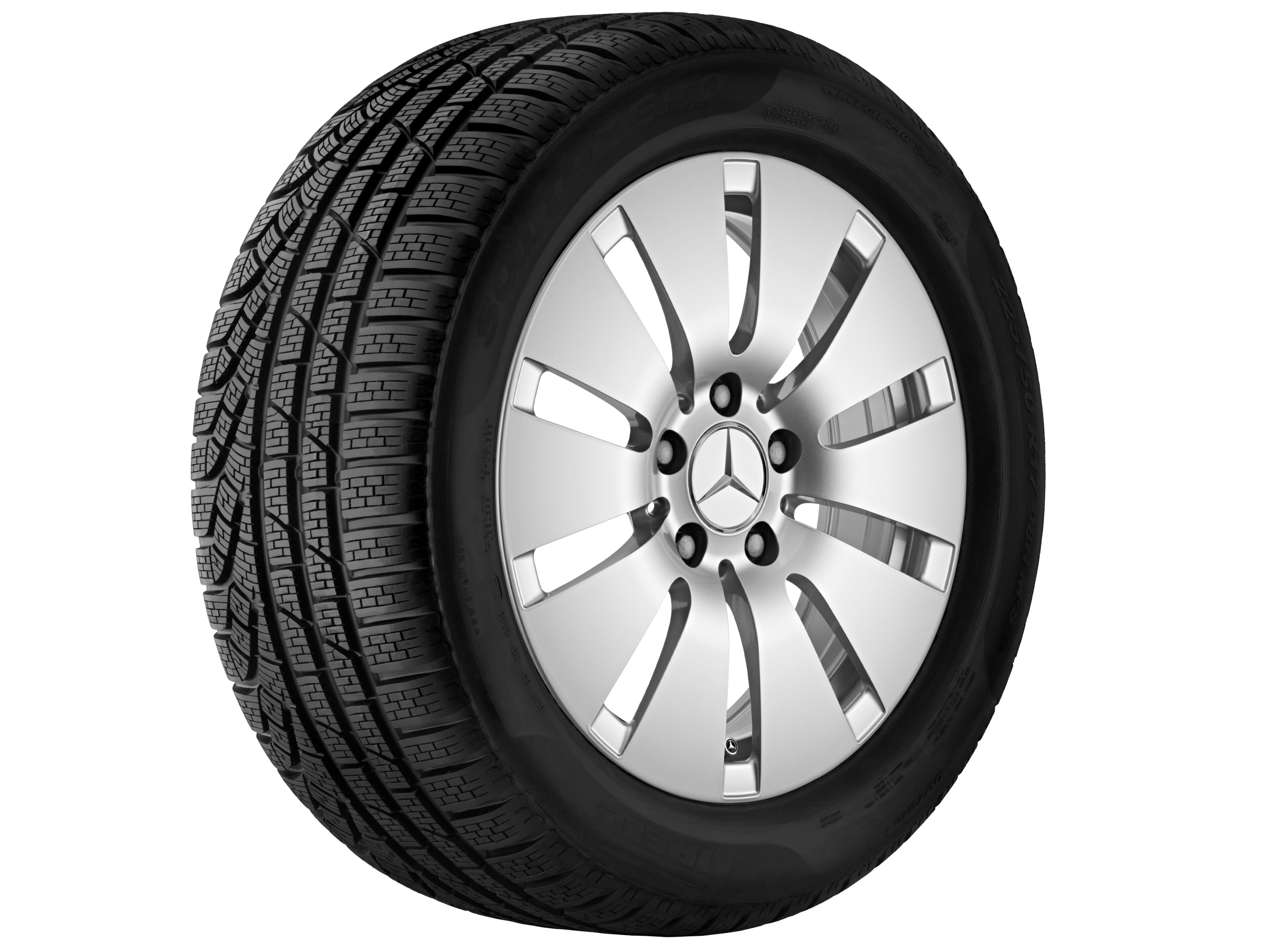 Llanta de 10 orificios, 40,6 cm (16 pulgadas) - 7 J x 16 ET 32, plata vanadio, pintado