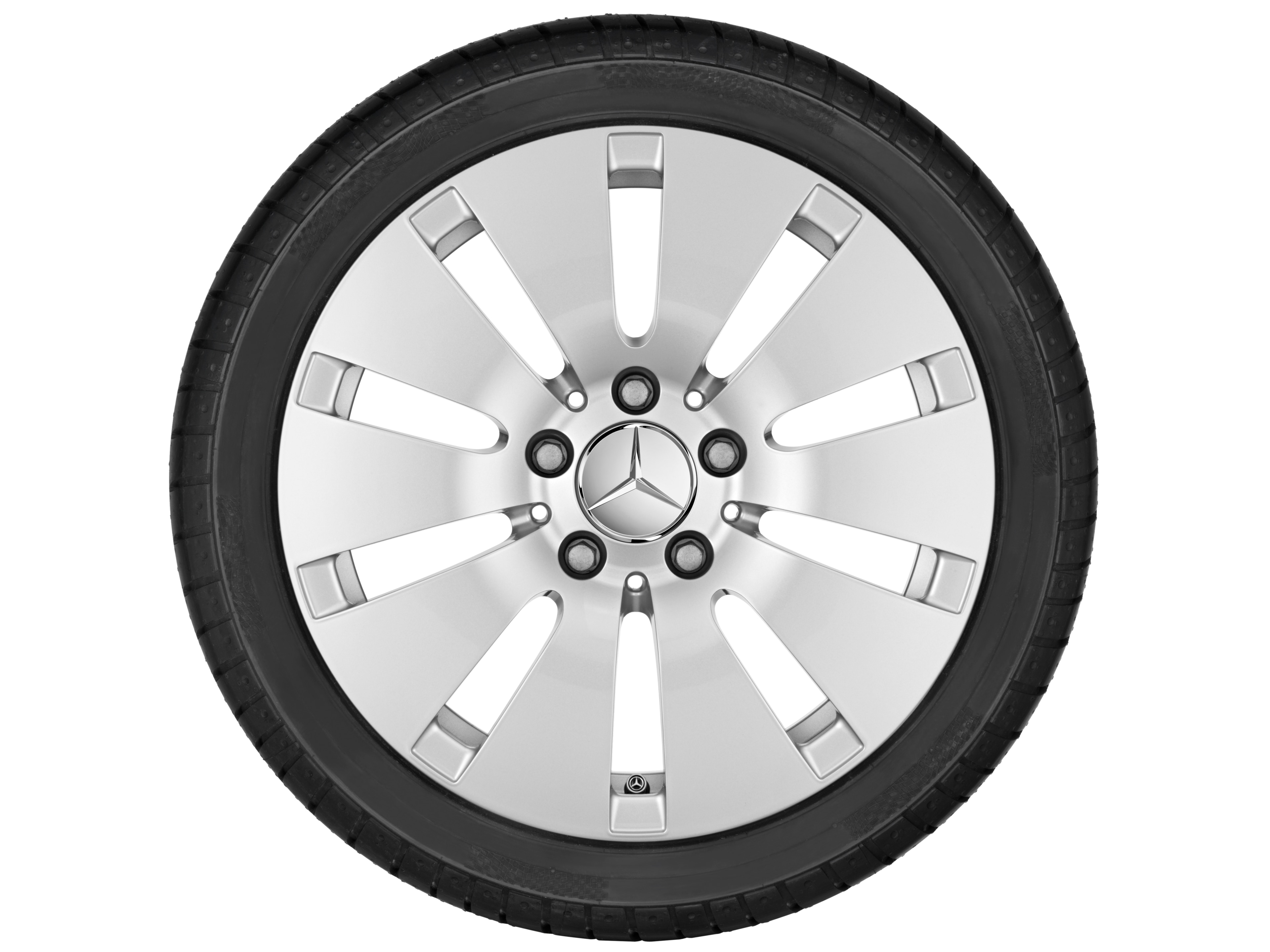 Llanta de 10 orificios, 40,6 cm (16 pulgadas) - 7 J x 16 ET 32, plata vanadio, pintado