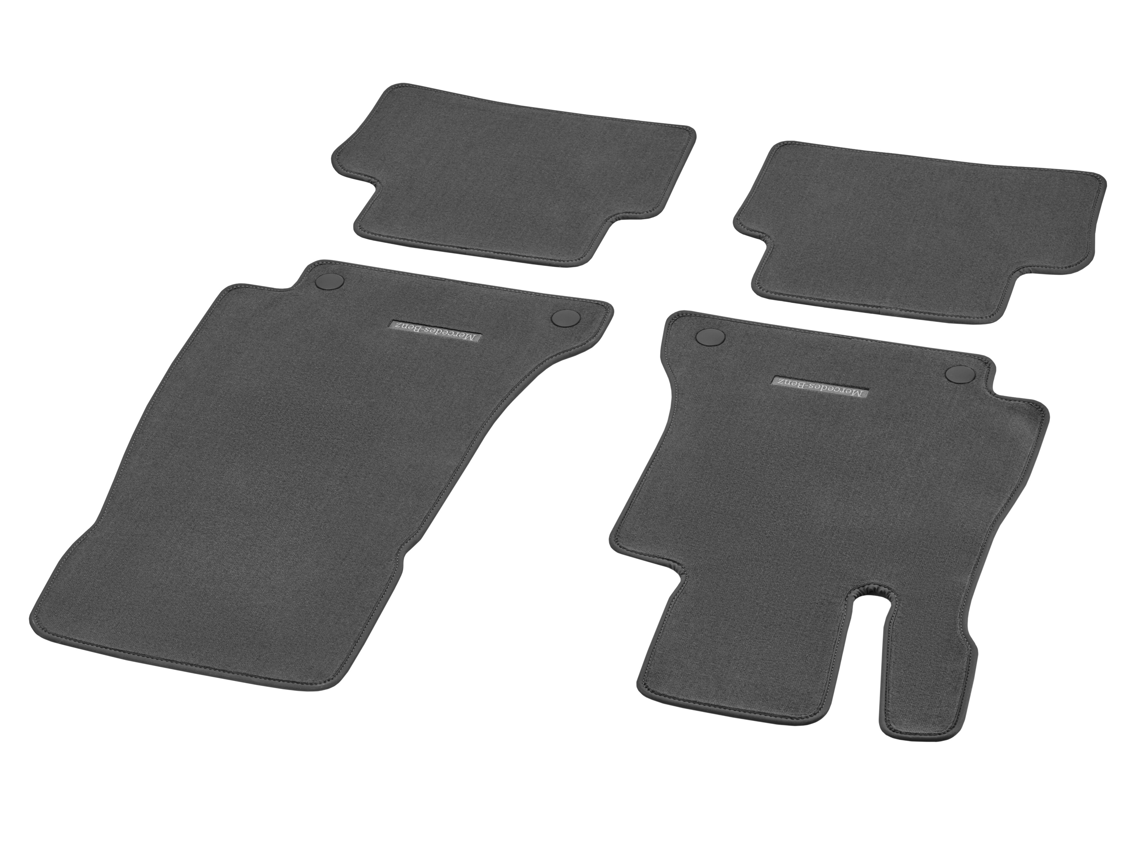 Alfombrillas CLASSIC, Kit, 4 piezas - Dirección a la izquierda, gris magma