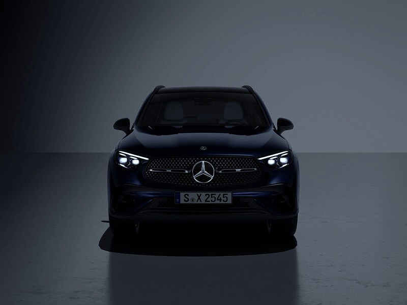 Estrella Mercedes iluminada, Elemento decorativo - cromo