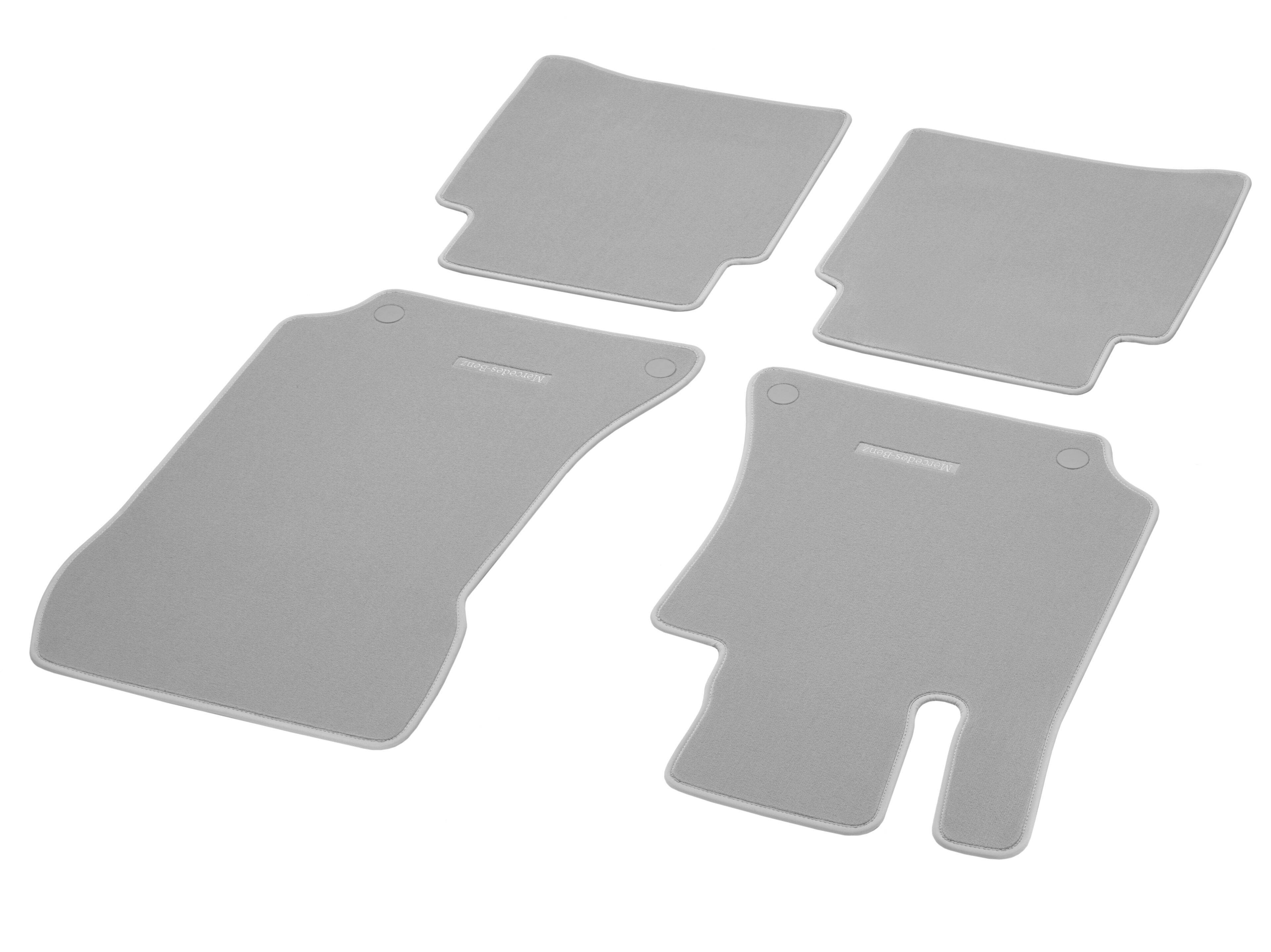 Alfombrillas CLASSIC, Kit, 4 piezas - Dirección a la izquierda, gris cristal