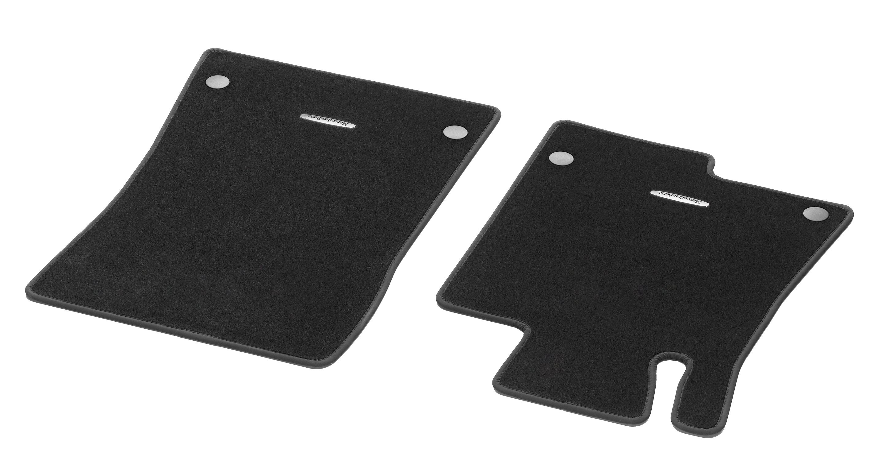 Alfombrillas CLASSIC, Kit, 2 piezas - Dirección a la izquierda, negro