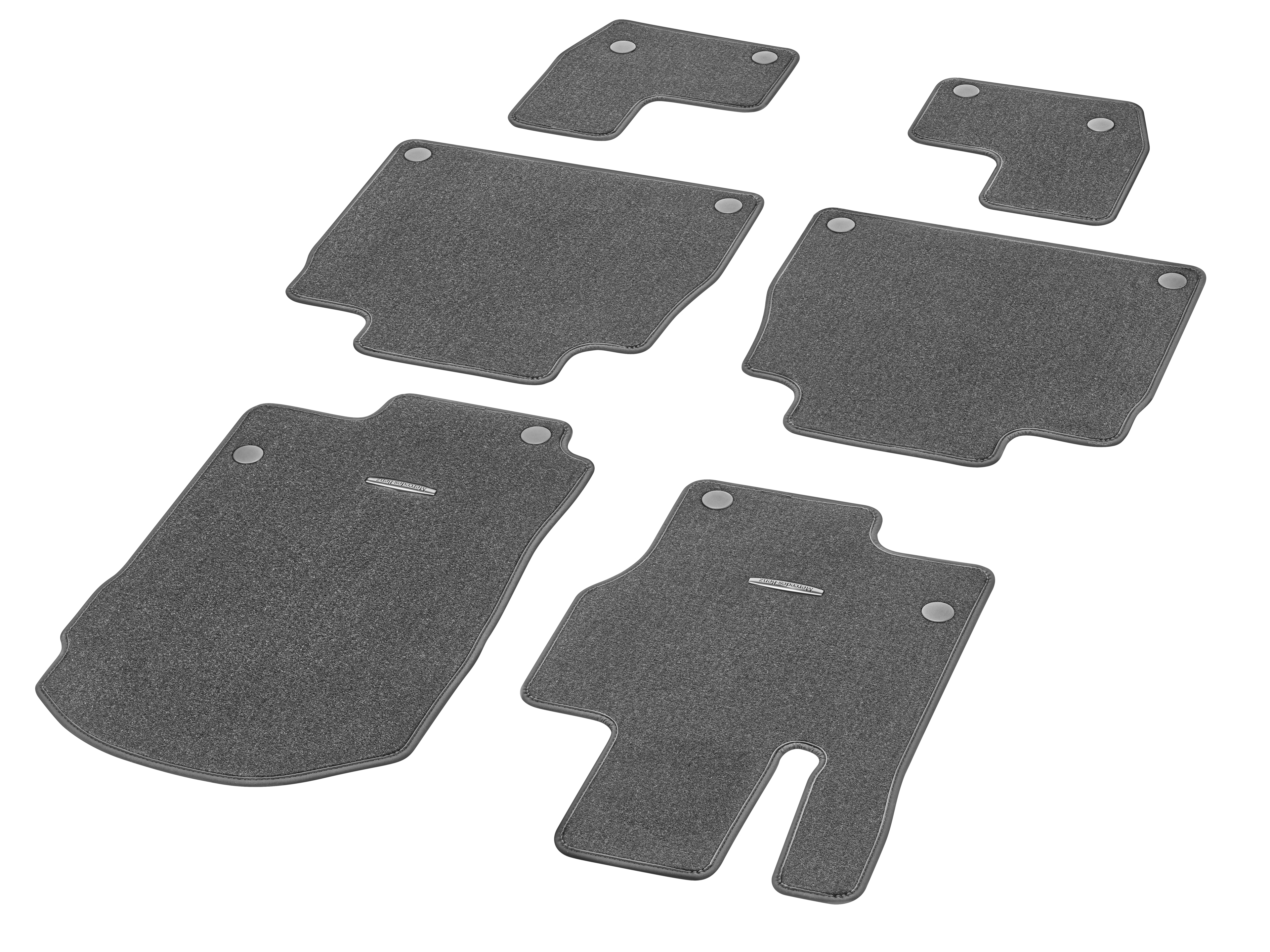 Alfombrillas CLASSIC, Kit, 6 piezas - Dirección a la izquierda, gris magma