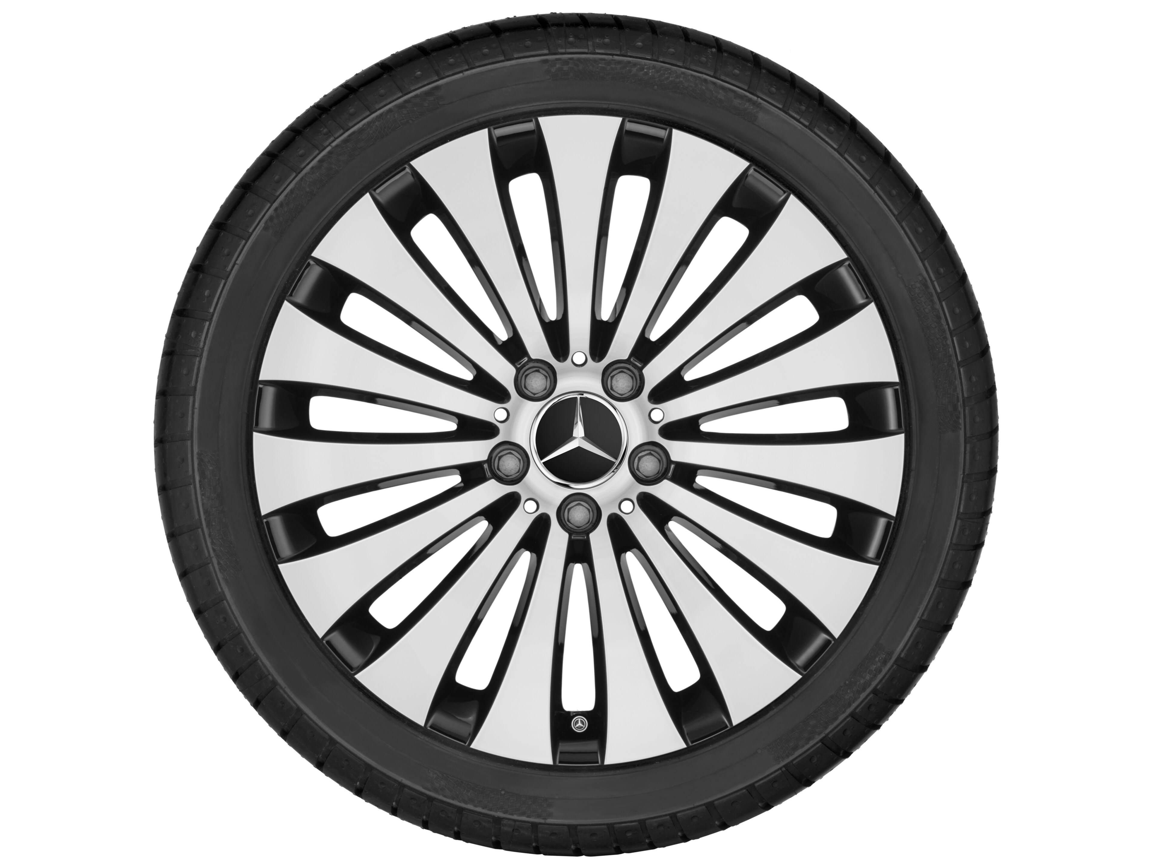 Llanta multirradio, 45,7 cm (18 pulgadas) - 8 J x 18 ET 43, negro, pulido a alto brillo