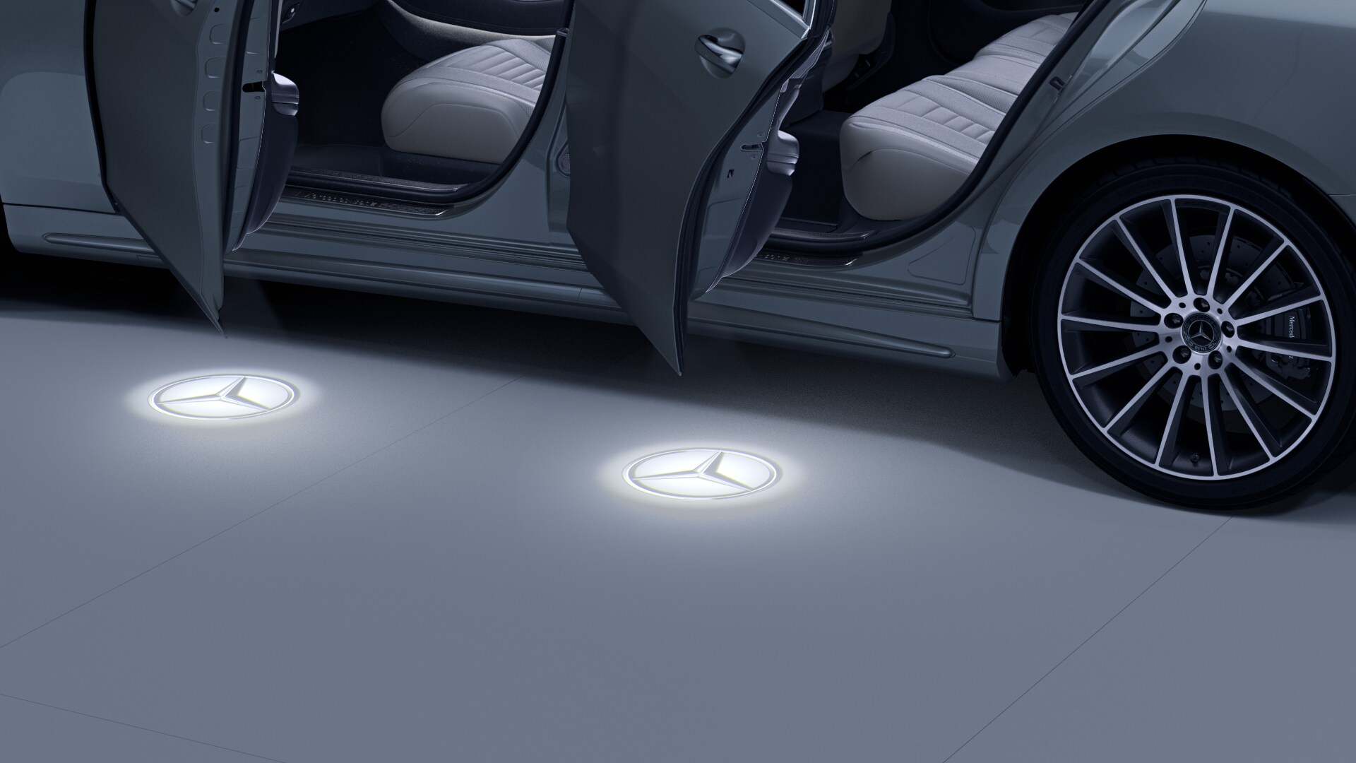 Proyector de logotipo LED, Estrella Mercedes - 1 kit