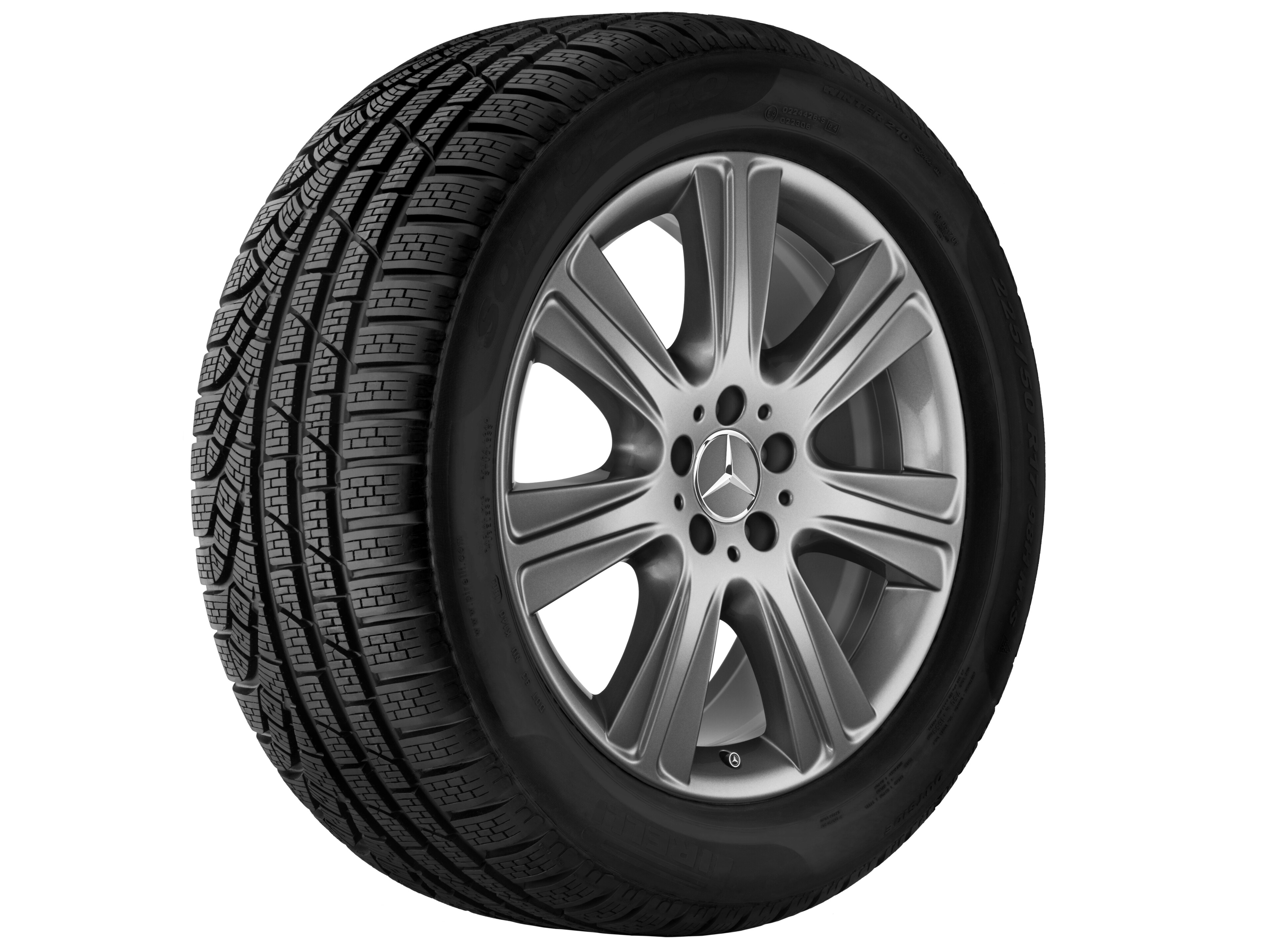 Llanta de 7 radios, 48,3 cm (19 pulgadas) - 9,5 J x 19 ET 43,5, gris Himalaya