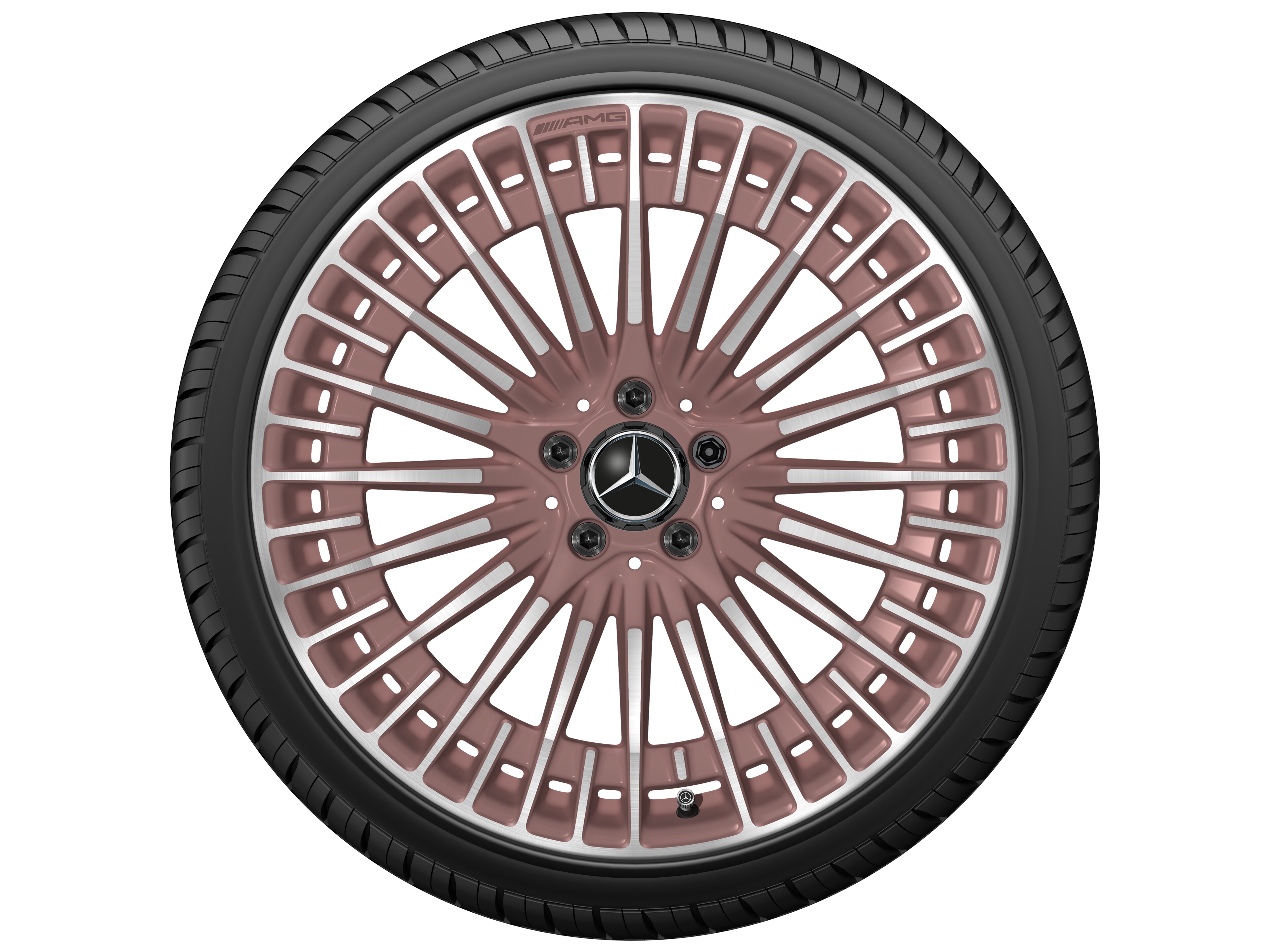 Llanta multirradio AMG, 50,8 cm (20 pulgadas) - 8,5 J x 20 ET 50,5, color cobre