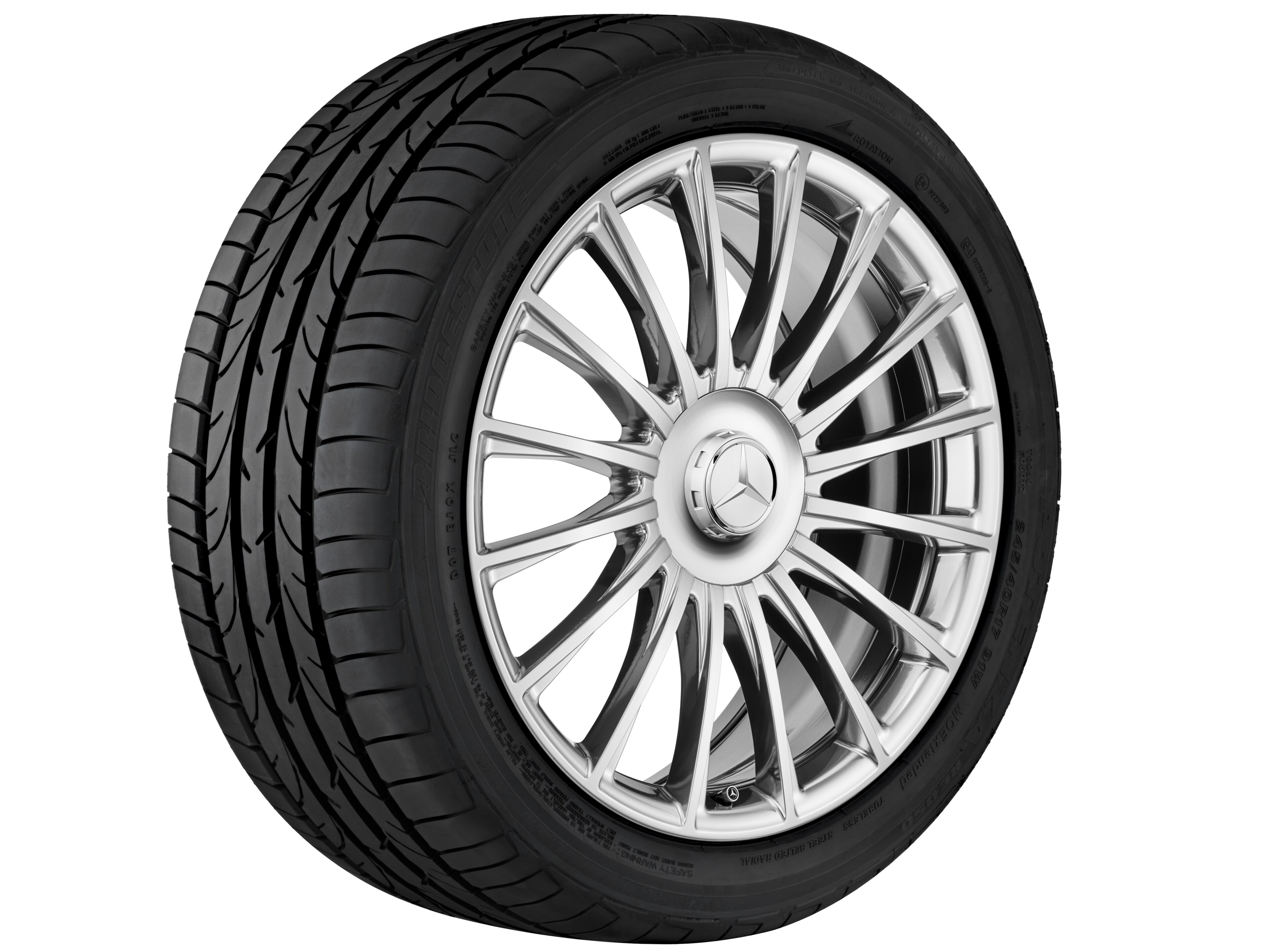 Llanta multirradio, 50,8 cm (20 pulgadas) - 8,5 J x 20 ET 38, plata, pulido