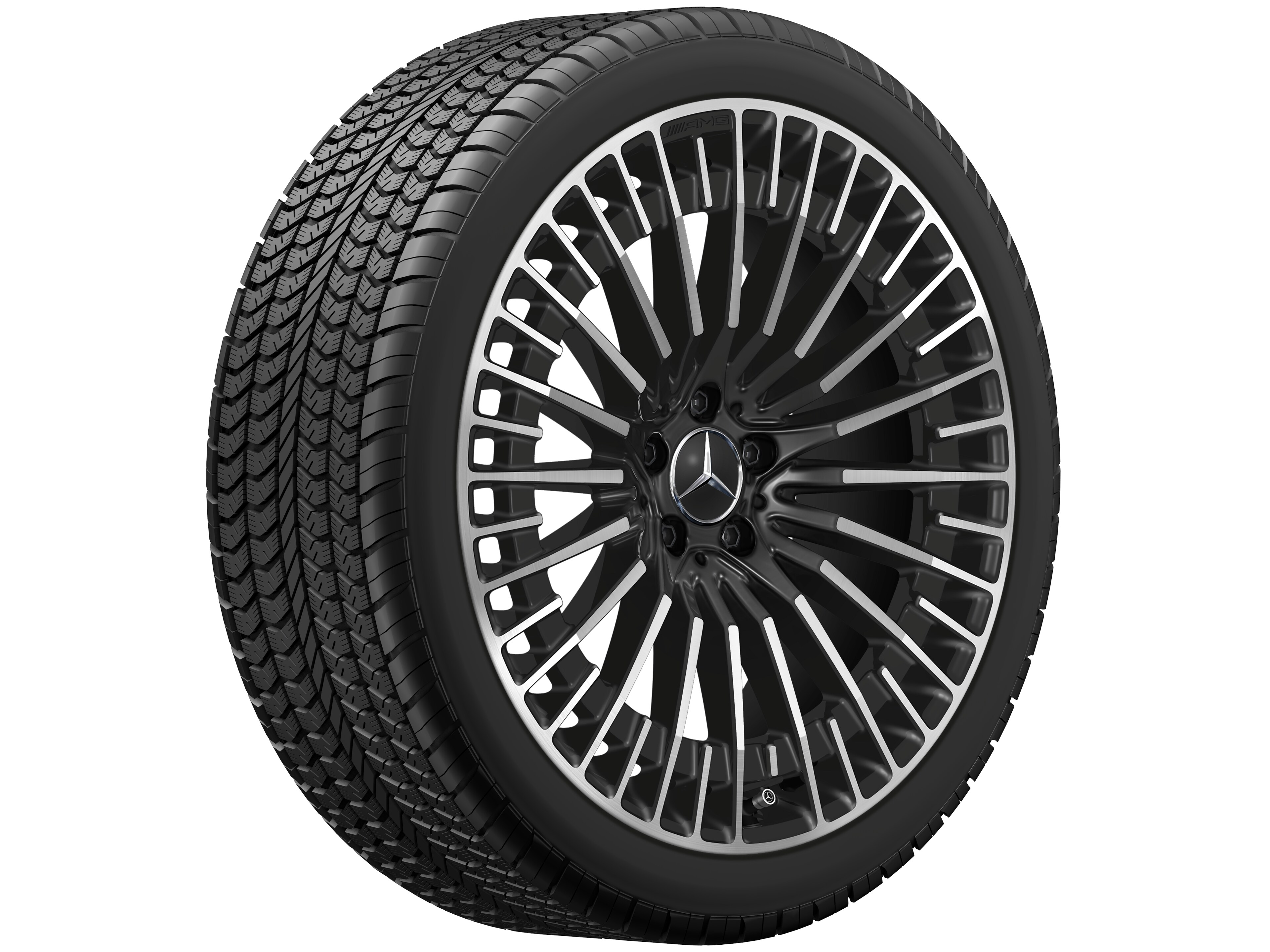 Llanta multirradio AMG, 53,3 cm (21 pulgadas) - 9 J x 21 ET 31, negro, pulido a alto brillo