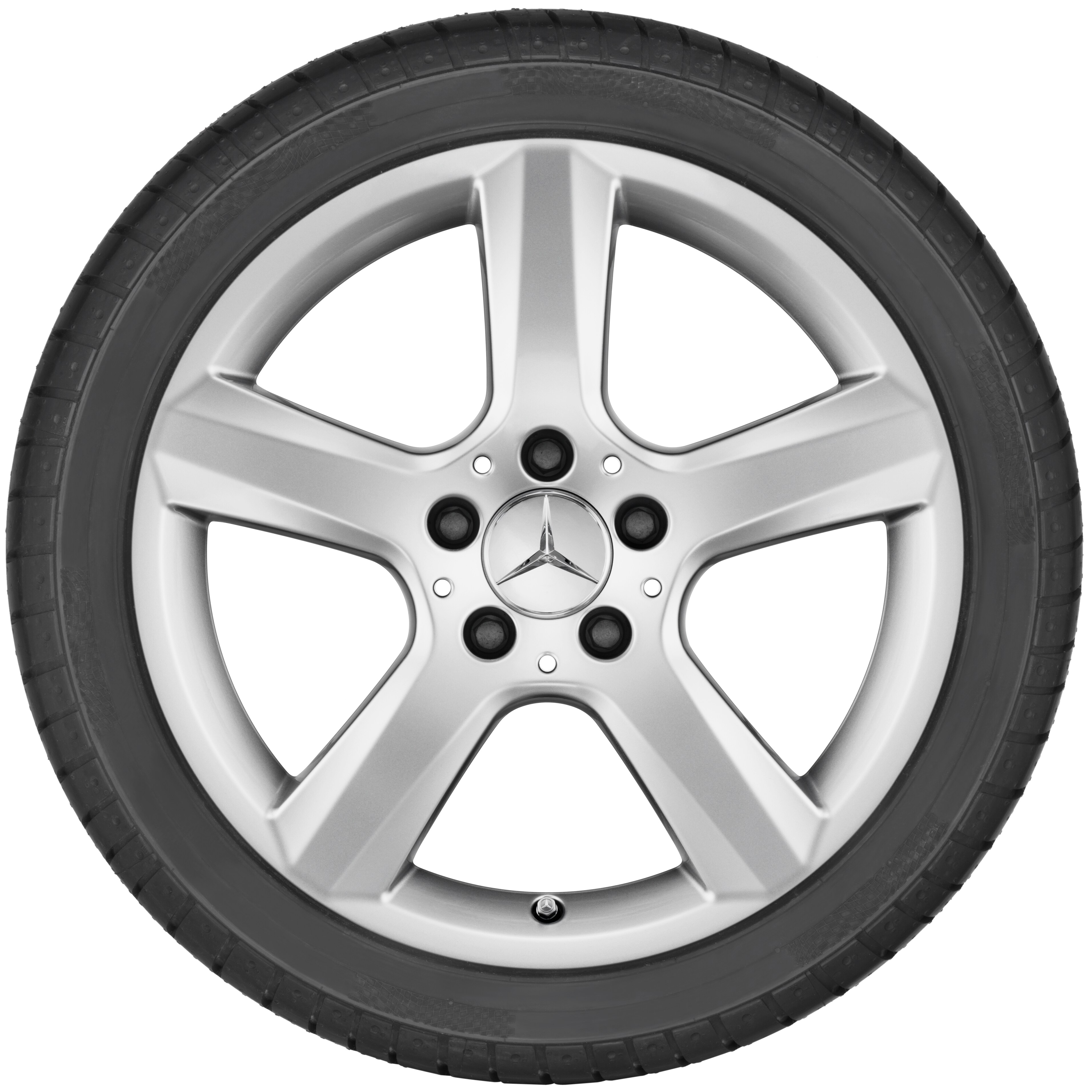 Llanta de 5 radios, 45,7 cm (18 pulgadas) - 8,5 J x 18 ET 34,5, plata titanio