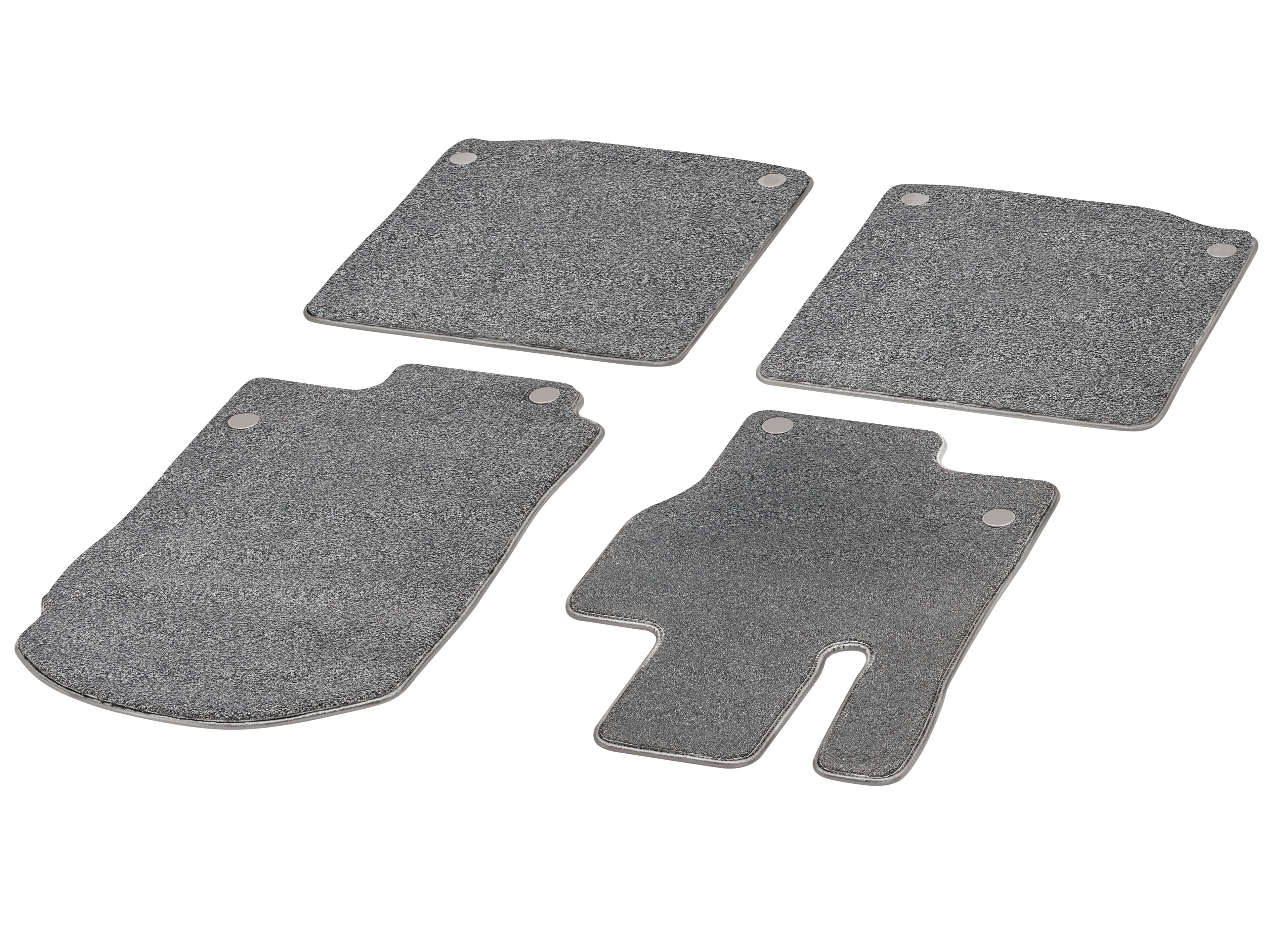 Alfombrillas EXCLUSIV, Kit, 4 piezas, X167 Maybach - Dirección a la izquierda, gris plateado pearl