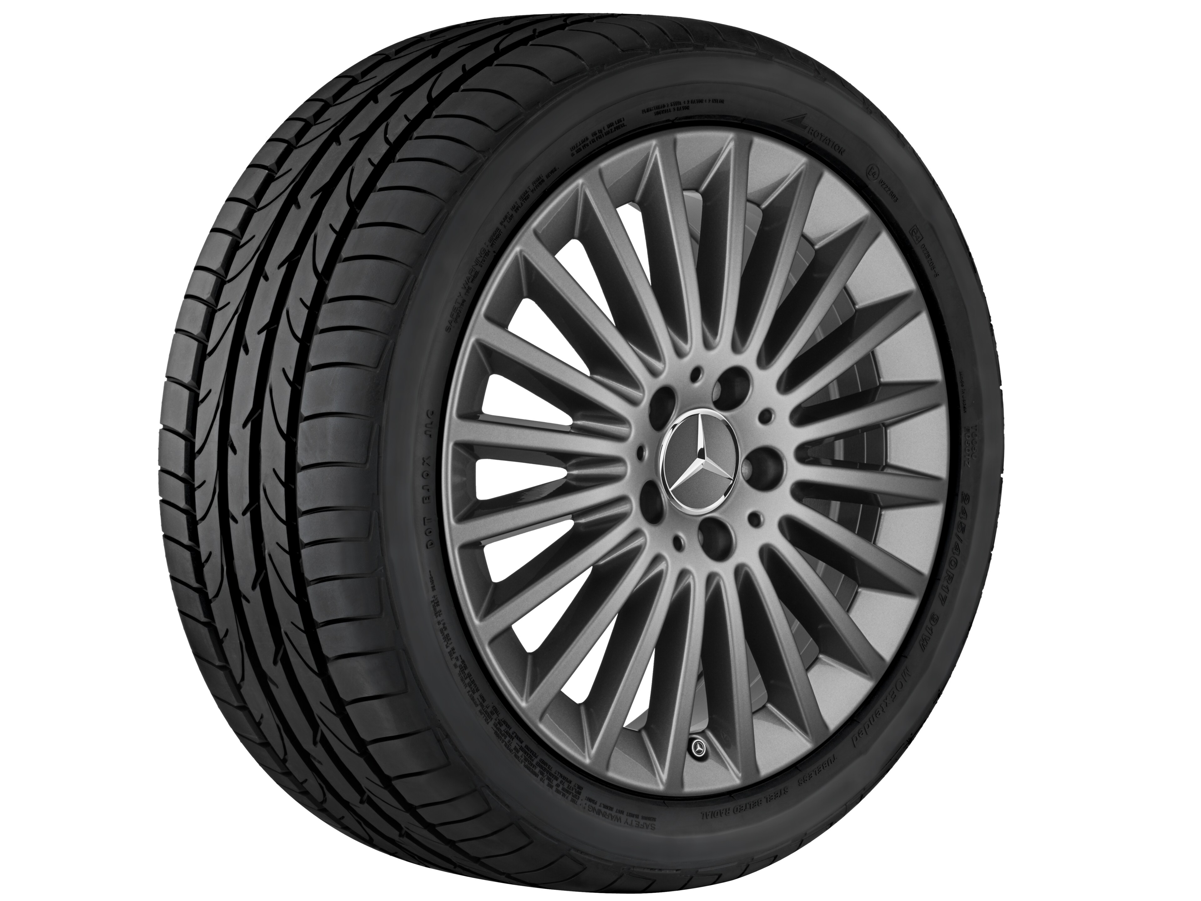 Llanta multirradio, 43,2 cm (17 pulgadas) - 8 J x 17 ET 54, gris Himalaya, pintado